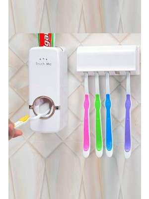Braventa Collection Otomatik Diş Macunu Sıkacağı ve 5 Adet Diş Fırçalığı