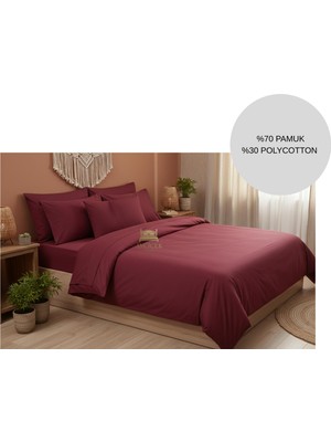 Ayçiçek Home Çift Kişilik Nevresim TAKIMI160/200 Lastiksiz Çarşaf 180/220 Yorgan Ölçüsü 4 Adet Yastık Kılıfı