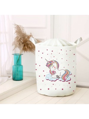 Braventa Collection Çok Amaçlı Oyuncak Saklama Kirli Çamaşır Katlanır Düzenleyici Keçe Model 00074