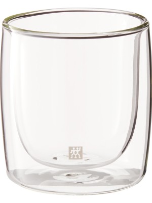 Braventa Collection Sorrento Çift Camlı 2'li Viski Bardağı, 266 Ml, Cam, Şeffaf Cam