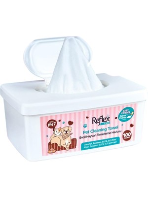 Braventa Collection Care Evcil Hayvanlar Için Çok Amaçlı Temizleme Havlusu 100'LÜ