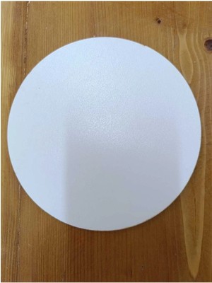 Güçlü Yuvarlak Beyaz Pasta Altlığı ve Çok Amaçlı Dekoratif Mdf Panel