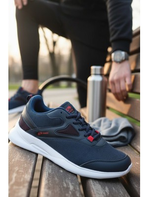 Enoch Erkek Örgü Panelli Esnek Tabanlı Günlük Spor Ayakkabı Sneaker