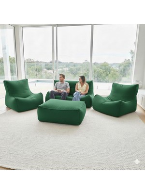 Patara Home Velvet Comfort Legom Çok Amaçlı Koltuk Seti