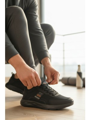 Enoch Erkek Turuncu Detaylı Dinamik Tabanlı Günlük Spor Ayakkabı Sneaker