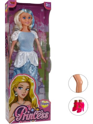 Kuzgun Ticaret Prenses Bebek 30 cm - 66774 - 4 - Mavi (Lisinya)