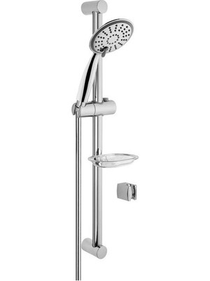 Hype Store Slim A45678STA 3f Sürgülü El Duşu Takımı, Krom