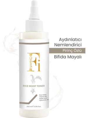 Rice Moist Aydınlatıcı, Yenileyici ve Nemlendirici Pirinç Suyu & Bifida Mayalı Tonik 200 ml