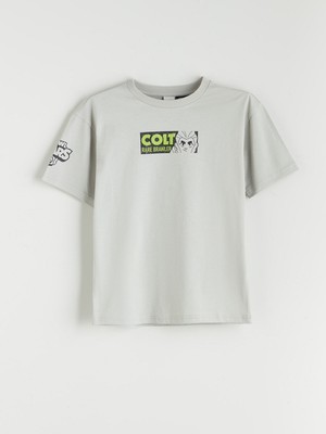 Lc Waikiki Yeni Sezon Bisiklet Yaka Brawl Stars Baskılı Erkek Çocuk Tişört