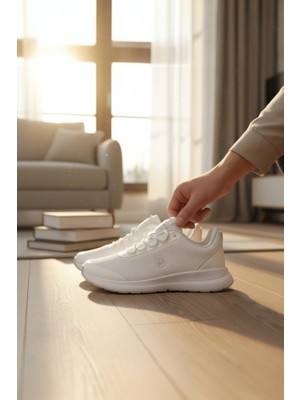 Enoch Erkek Örgü Panelli Esnek Tabanlı Günlük Spor Ayakkabı Sneaker