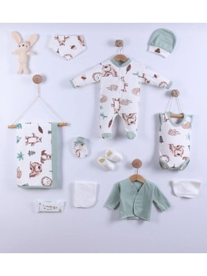 Butik Erkek Bebek %100 Pamuklu Antialerjik Hastane Çıkışı 10'lu Yenidoğan Set