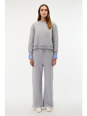 MUDO Beli Bağlamalı Wıde Leg Eşofman Altı