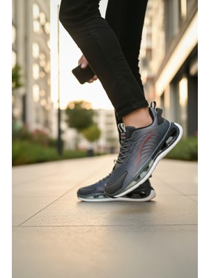 Enoch Erkek Hava Kanallı Yüksek Tabanlı  Günlük Spor Ayakkabı Sneaker