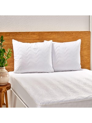 Hype Store 1500188717001 Soft Tek Kişilik Yastık Alezi Beyaz