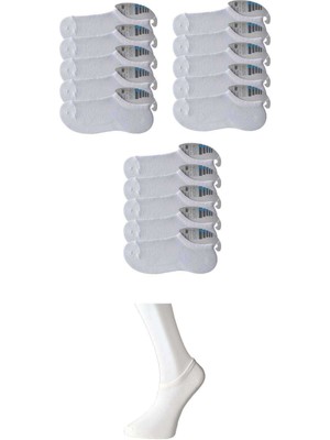 Ne Verelim Size Beyaz Erkek Görünmez Çorap 15 Çift
