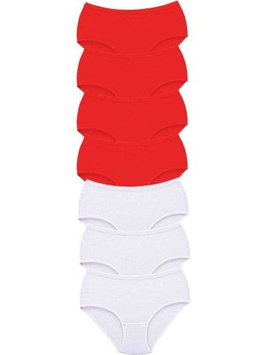 Ne Verelim Size 7 Adet Tutku Kadın Yüksek Bel Bato Kalın Lastik Külot S7