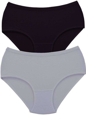 Ne Verelim Size 2 Adet Tutku Kadın Yüksek Bel Bato Kalın Lastik Külot S3