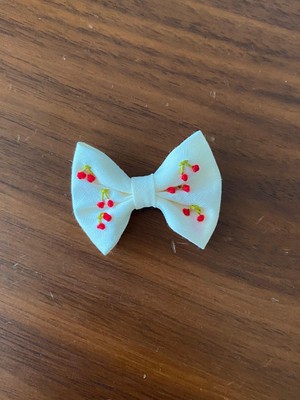 EGOMİ Meyve Deseni Işlemeli Saçsız Bebek Tokası (1 Adet)