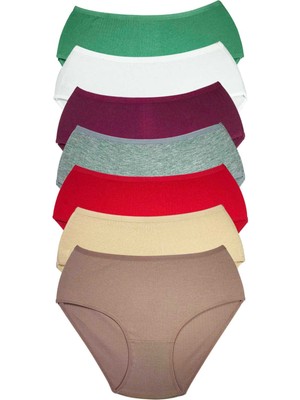 Ne Verelim Size 7 Adet Kadın Yüksek Bel Ribana Bato Külot S016