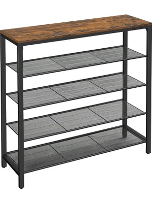 Hype Store Ayakkabı Rafı, Ayakkabı Rafı, 4 Izgaralı ve Geniş Yüzeyli Cepler Için, Giriş Alanı, Koridor, Metal,