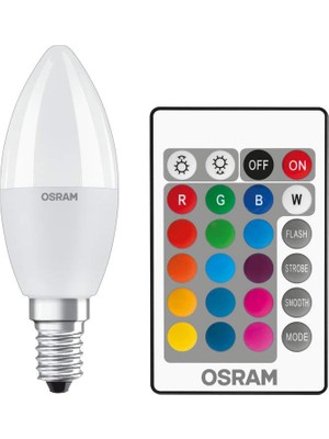 Hype Store LED CLB40 Rgbw Remote 5.5 W/827 E14 Uzaktan Kumandalı Lamba