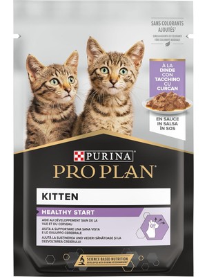 Shop A Way Purina Pro Plan Healthy Start Sos Içinde Hindi Etli Yavru Kedi Maması 85GR Pouch x 26 Adet