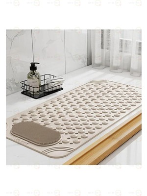 MAİN SHOP Silikon Banyo Paspası Duş Kaydırmazı Vantuzlu Banyo Paspası 36X69,5CM M-162