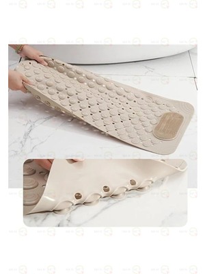 MAİN SHOP Kaymaz Banyo Matı Masajlı Paspas Hızlı Süzme, Makinede Yıkanabilir 36 x 69,5 cm M-162