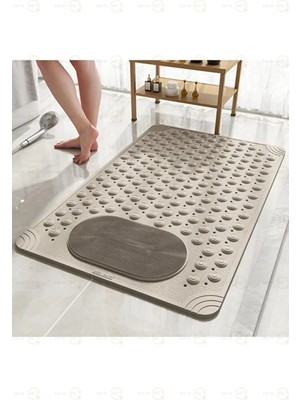 MAİN SHOP 1 Adet Vantuzlu Banyo ve Duş Kaydırmazı Duşa Kabin Küvet Içi Banyo Paspası 36 x 69,5 cm M-162