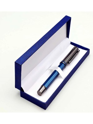 MiraLive Öğretmene Hediye Kutulu Kalem Mavi