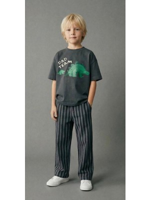 Lucco Dad Team Dinazor Baskılı Unisex Ikili Takım