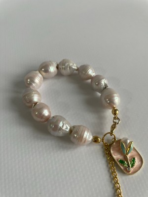 Maison Perle Jewelry Helm Gemici Dümeni Süslü İnci Bileklik