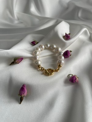 Maison Perle Jewelry Elegance Gemici Dümeni AAA Kalite İnci Bileklik