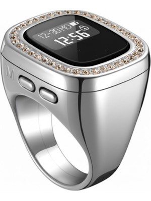 Plentiful Plentıful Zikir Matik Taşlı – OLED Ekranlı Gümüş