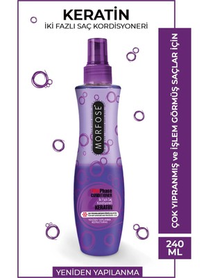 Kuzgun Ticaret Keratin Çift Fazlı Kondisyoner Fön Suyu 240 ml - Mrfs