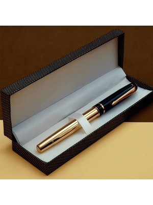 MiraLive Öğretmenler Günü Hediyesi Kutulu Kalem Gold Siyah