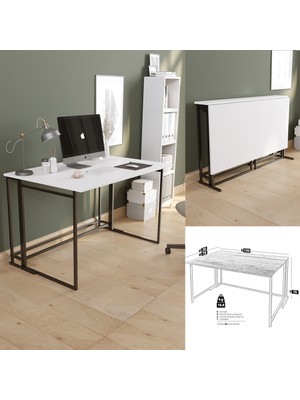Yüceer Home Work Pro Ekstra Büyük Çalışma Masası Çizim Masası Bilgisayar Masası 80 x 120 cm