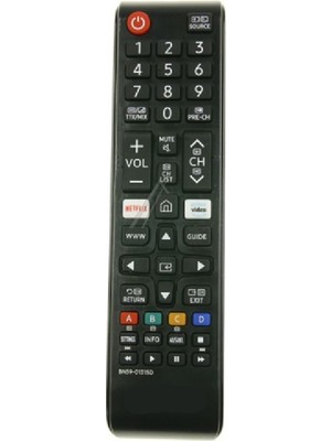 Samsung UE50TU7000UXSQ Televizyon Için Uyumlu Netflix Tuşlu Tv LED LCD Uzaktan Kumanda Tak Çalıştır Pilli