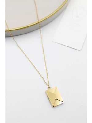 Royaleks Mektup Kolye - Altın