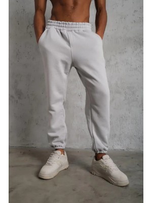 Marsilyan Erkek Üç Iplik Alt Eşofman Lastikli - Gri