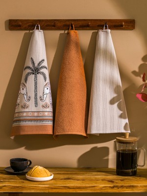 Lc Waikiki Yeni Sezon Baskılı Kurulama Bezi 3'lü 40X50 cm