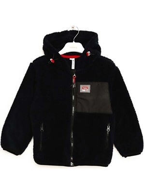 Nanica Erkek Çocuk Garnili Peluş Hırka 6-16 Yaş