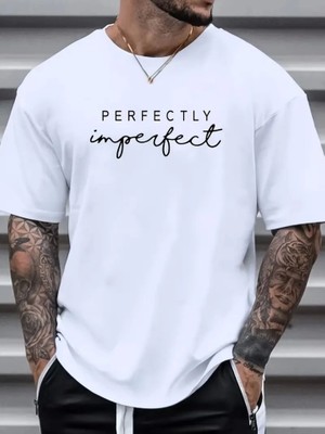 Marsilyan Erkekler Için Perfectly Günlük Tişört - Beyaz