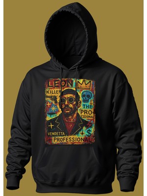 Butişört 'leon - The Professional' Baskılı Dar Kesim Sweatshirt