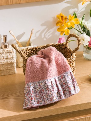 Lc Waikiki Yeni Sezon Çiçek Desenli Yüz Havlusu 50X80 cm