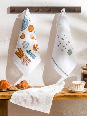 Lc Waikiki Yeni Sezon Baskılı Kurulama Bezi 3'lü 40X50 cm