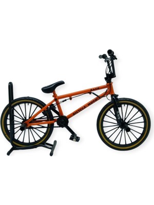 Kuzgun Ticaret Model Araçlar -1:8 Metal Bmx Bisiklet - Die -Cast 17 cm - Turuncu (Lisinya)
