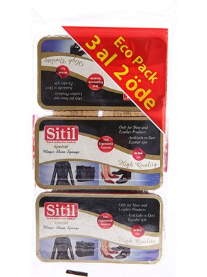 Sitil Sünger 3'lü Evalı