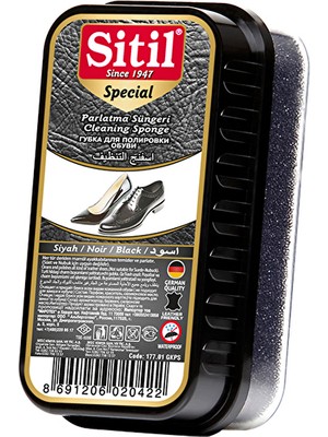 Sitil Parlatıcı Sünger Kutulu Siyah