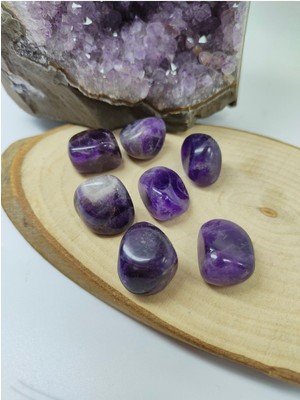 PremiumPort Ametist Doğal Taş Tımbıl, Şıklık ve Enerji Katıcı Takı Parçası